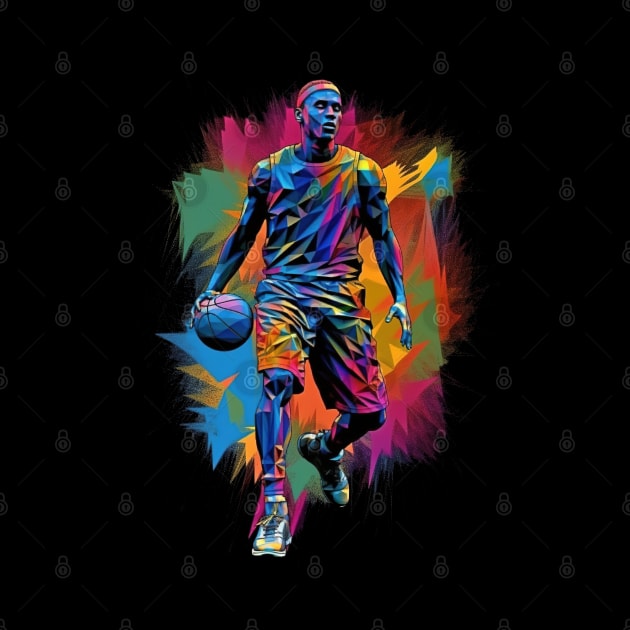 Basketball Player Illustration by TooplesArt