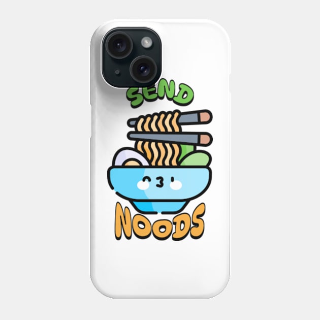 Send noods ramen kawaii Phone Case by Dyfrnt