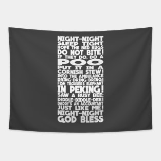 Bottom 'Richie's Bedtime Rhyme' Design Tapestry