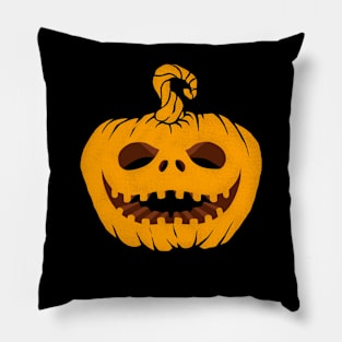 skeleton pumpkin Pillow