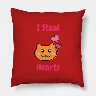 I Steal Hearts Pillow