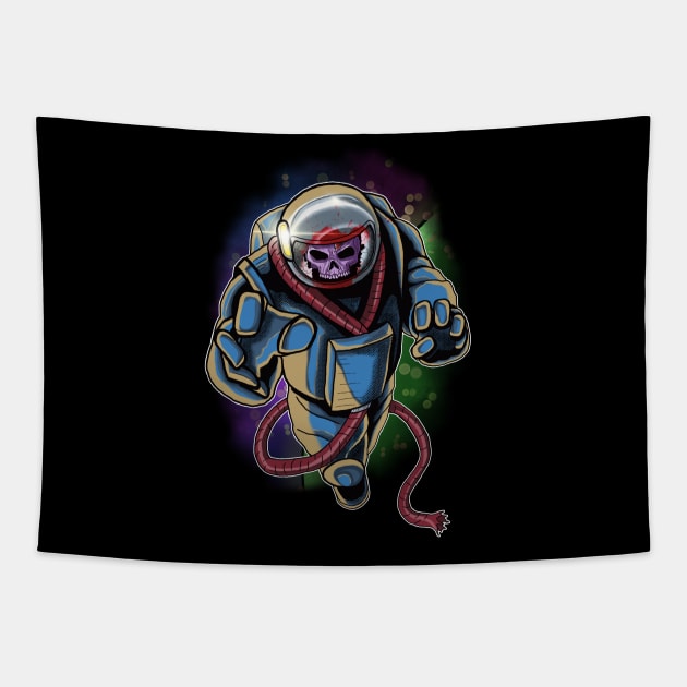 Dead Spaceman Tapestry by triggerleo