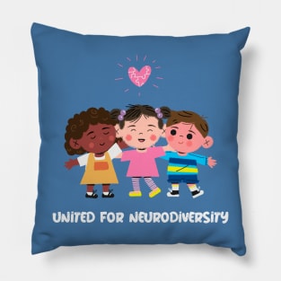 United for Neurodiversity Pillow