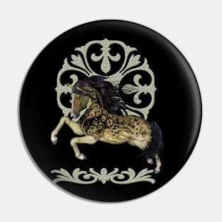 Awesome fantasy horse with skulls Pin