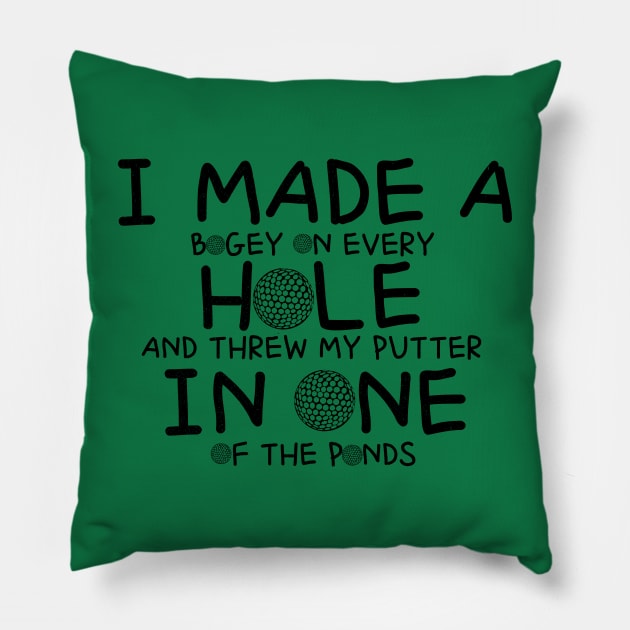 funny golf Pillow by dishcubung