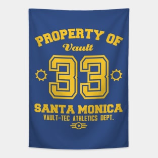 Property of Vault 33 Athletics Tapestry