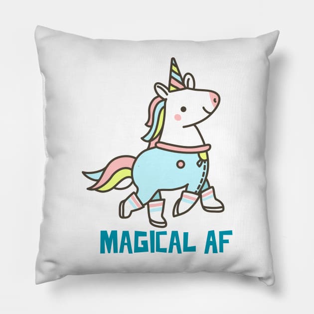 Magical AF Pillow by ArtbyLaVonne