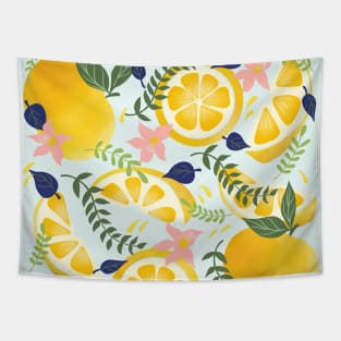 Yuzu & Flowers Tapestry