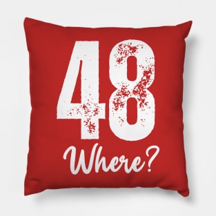 Happy 48th Birthday Pillow