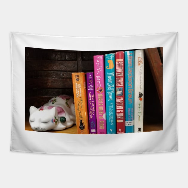 Puuuurfect Books Tapestry by DesignJennifer