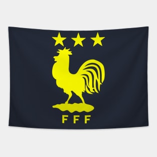 France With Three Stars Tapestry