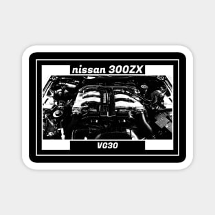 NISSAN 300ZX ENGINE (Black Version) Magnet