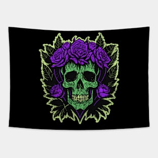 Calavera Sugar Skull Cinco De Mayo Tapestry