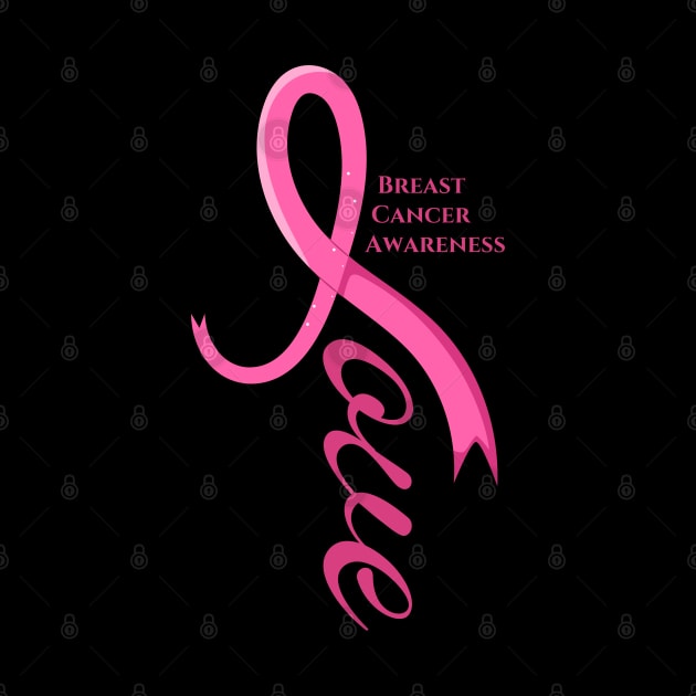 Love - Breast Cancer Awareness by Mazzlo Shop