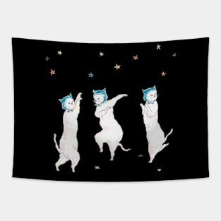 Dancing Cats Tapestry