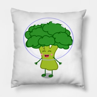 Cute Design Broccoli Vegetables Love Pillow