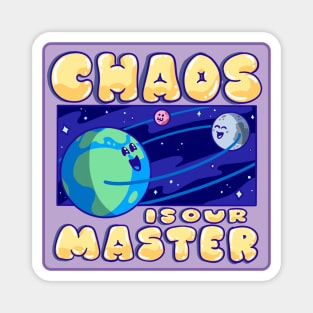 Chaos is Our Master Purple - Be Sweet and Sinister kawaii pastel goth Magnet