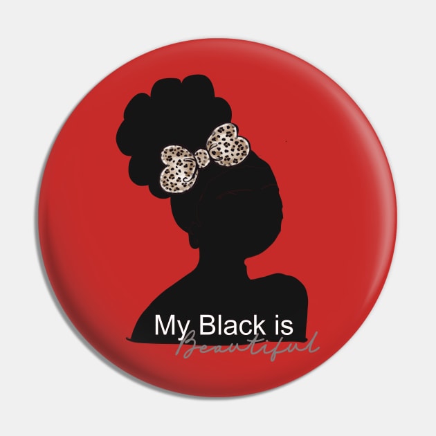 My Black is Beautiful, Little Black Girls Pin by Cargoprints