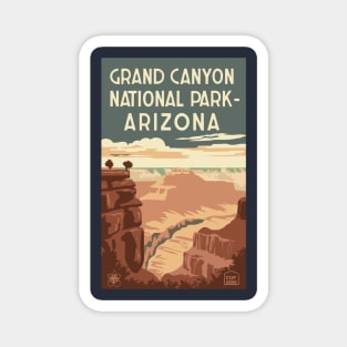 A Vintage Travel Art of the Grand Canyon National Park - Arizona - US Magnet