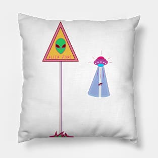 Alien Zone Pillow