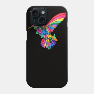 Colorful Floral Bird Phone Case