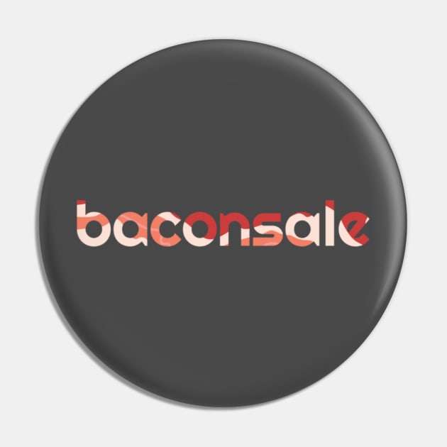 Baconsale - Small Logo Pin by Baconsale