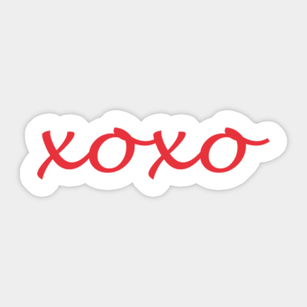 Xoxo Plaid Heart Print Graphic Womens Valentine S Day For Gift Wife Valentines Day Gifts Sticker Teepublic