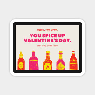 Spicy Valentine's Day - Valentines Day Card Magnet