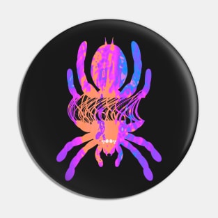 Tarantula Silhouette V67 (Tie Dye) Pin