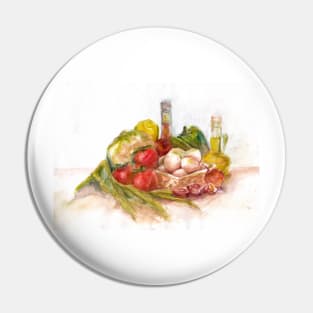 Still life with vegetables Pin