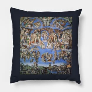 The Last Judgement - Michelangelo Sistine Chapel Vatican Pillow