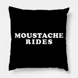 MOUSTACHE RIDES - MASK 1985 Pillow