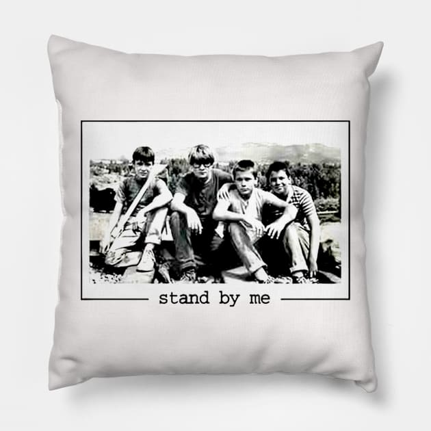 Hai Boy Stand by with Me Pillow by bbeammic