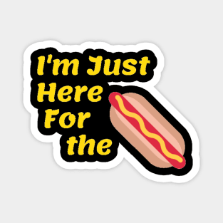 Hot dog humor Magnet