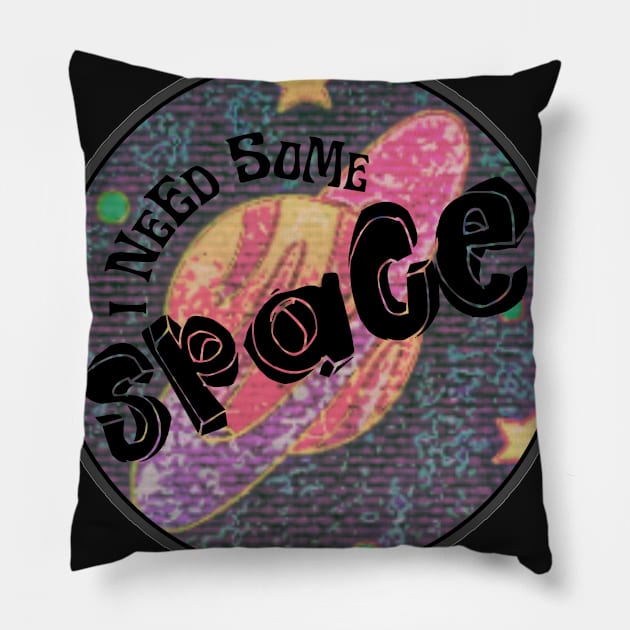 I need some space Pillow by xxtinastudio