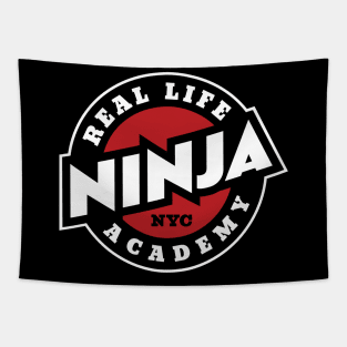 Real LIfe Ninja Academy NYC for BLACK shirts Tapestry