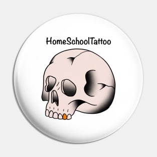 HomeSchoolTattoo Skull Pin