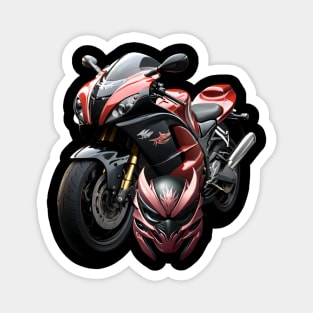 Motorcycle And Helmet Magnet