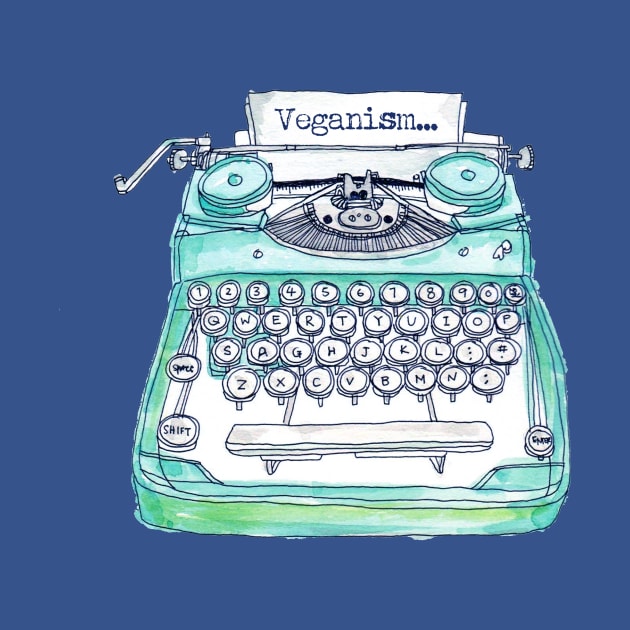 Retro Vegan Shirt by KindWanderer