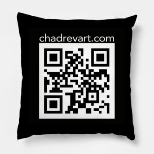 Chadrevart.com QR code Pillow