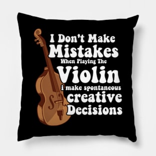 Funny Violin For Men Women Violin Player Orchestra Teacher Pillow