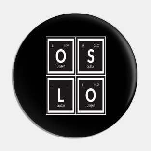 Oslo Table of Elements Pin