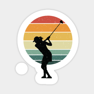 golf vintage classic retro Magnet