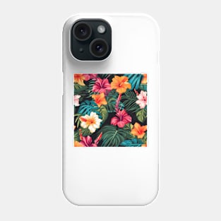 Tropical Flowers Pattern 9 Phone Case