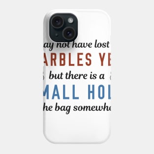 Small Hole Marbles Phone Case