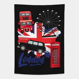 I Love London UK Travel more Wanderlust love Explore the city travel London souvenir Tapestry