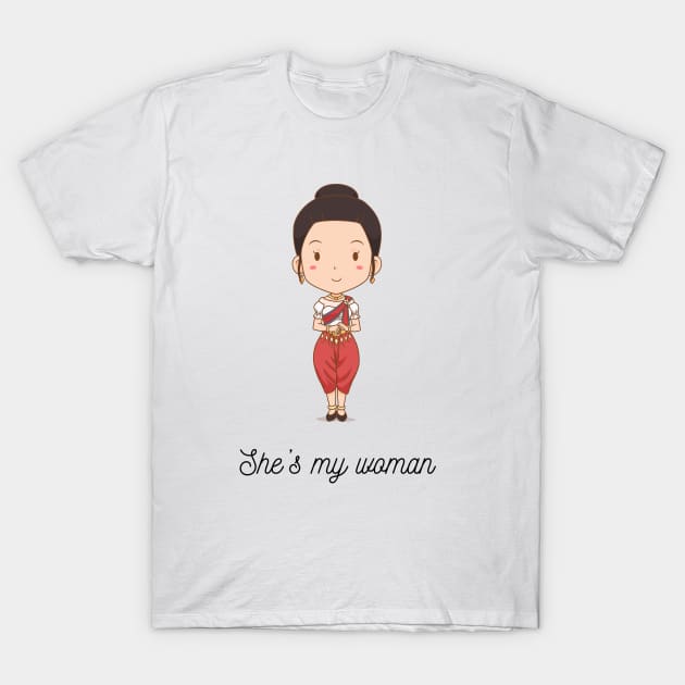 Khmer my woman t-shirt