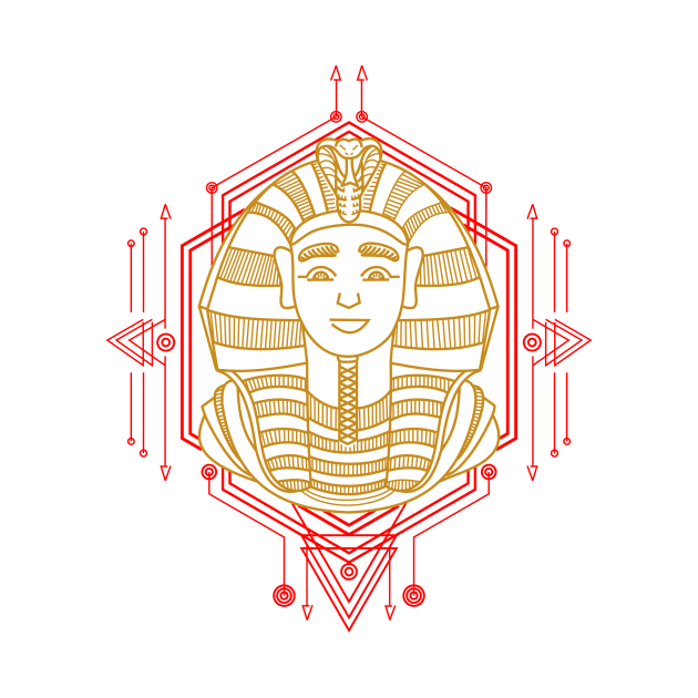 Charming Egyptian Sphinx Head by snewen