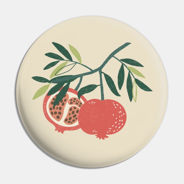 Pomegranate Pin by Rania Younis