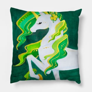 St. Patrick’s Lucky Unicorn Pillow